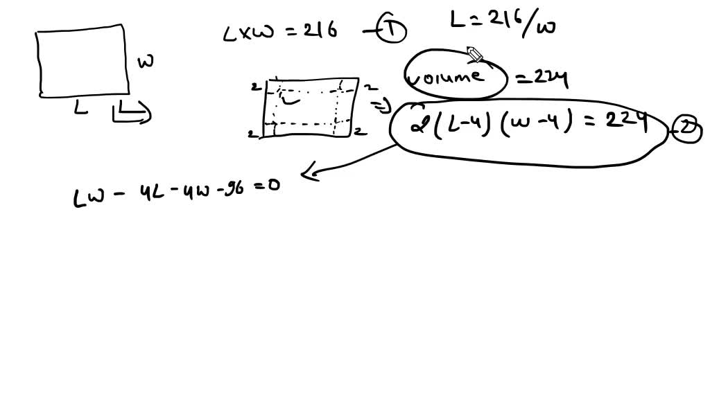 solved-the-area-of-the-rectangular-piece-of-cardboard-shown-below-is