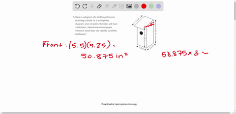 here-is-a-diagram-of-a-birdhouse-elena-is-planning-to-build-it-is-a-simplified-diagram-since-in-real