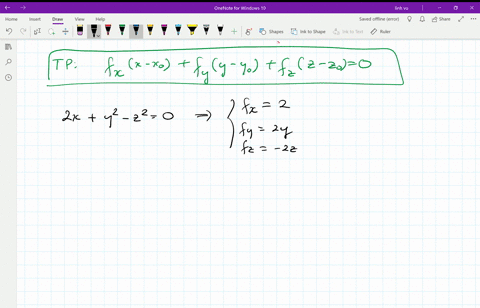tangent-planes-for-fx-y-z0-find-an-equation-of-the-plane-tangent-to-the-following-surfaces-at-the--8