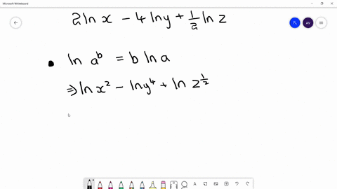 refer-to-examples-5-and-6-write-the-expression-as-a-logarithm-of-a-single-expression-2-ln-x-4-ln-yfr