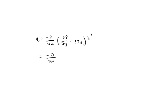 a-fluid-of-density-rho-flows-steadily-downward-between-the-two-vertical-infinite-parallel-plates-s-2