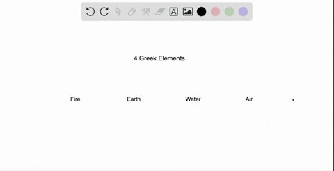 what-were-the-four-fundamental-substances-postulated-by-the-greeks