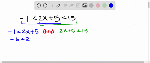 solve x 2x 5 13