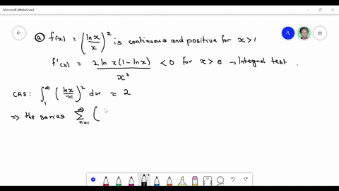 a-show-that-the-series-sigma_n-1inftyln-n2-n2-is-convergent-b-find-an-upper-bound-for-the-error-in-2