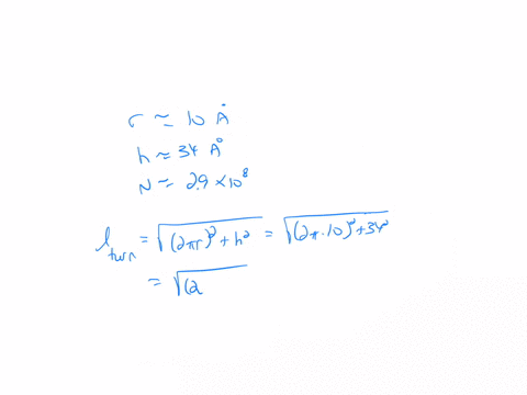 the-dna-molecule-has-the-shape-of-a-double-helix-see-figure-131-3-the-radius-of-each-helix-is-about-