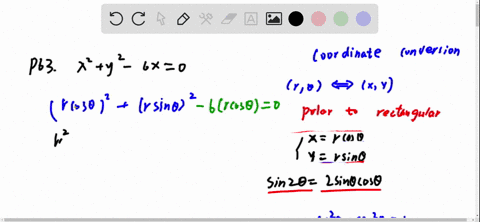 Solved Convert The Rectangular Equation To Polar Form Assume A 0 Y 2 8 X 16 0