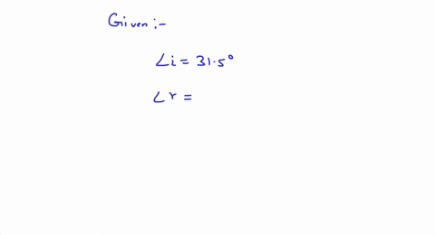 find-the-index-of-refraction-of-a-medium-for-which-the-angle-of-incidence-of-a-light-beam-is-315circ