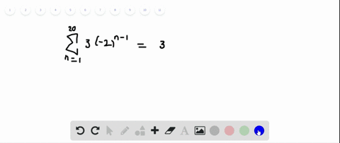 use-a-graphing-calculator-to-find-the-sum-of-each-geometric-series-sum_n120-3-2n-1