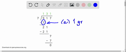 here-is-a-long-division-calculation-of-917-div-7-a-there-is-a-7-under-the-9-of-917-what-does-this-7-