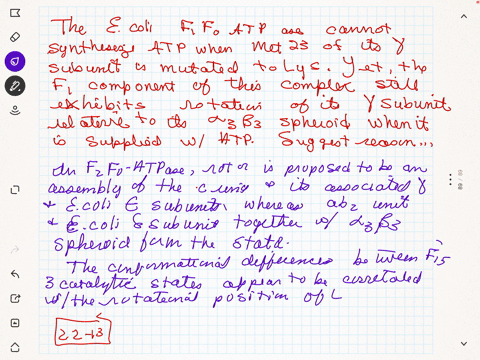 the-e-coli-mathrmf_1-mathrmf_0-atpase-cannot-synthesize-atp-when-met-23-of-its-gamma-subunit-is-muta