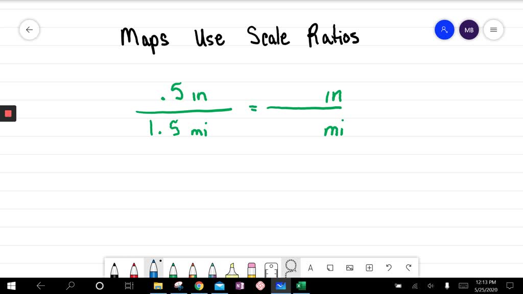 on-a-map-the-scale-shown-is-1-inch-5-miles-if-a-par-solvedlib