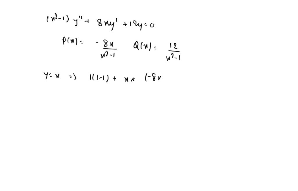 SOLVED:Find general solutions in powers of x of the differential ...