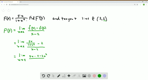 a-if-fx5-x-left1x2right-find-fprime2-and-use-it-to-find-an-equation-of-the-tangent-line-to-the-curve