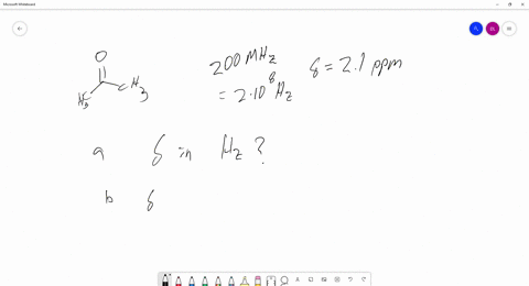 when-the-1-mathrmh-nmr-spectrum-of-acetone-mathrmch_3-mathrmcoch_3-is-recorded-on-an-instrument-oper