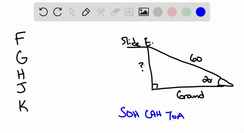 as-shown-in-the-figure-below-a-large-slide-is-60-feet-long-from-start-to-finish-and-forms-a-20circ-a