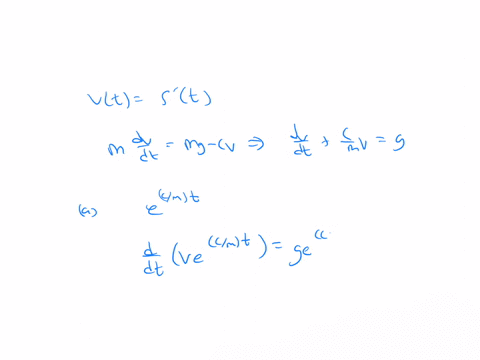 an-object-with-mass-m-is-dropped-from-rest-and-we-assume-that-the-air-resistance-is-proportional-t-6