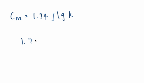 the-specific-heat-capacity-of-benzene-mathrmc_6-mathrmh_6-is-174-mathrmjg-1-mathrmk-1-what-is-its-mo