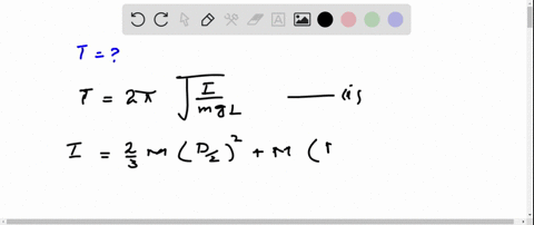 a-hollow-ball-of-diameter-d-is-suspended-from-a-string-of-negligible-mass-whose-length-is-equal-to-t