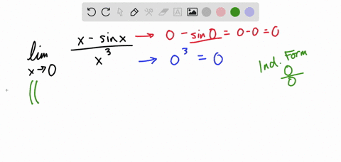 find-the-limit-if-it-exists-lim-_x-rightarrow-0-fracx-sin-xx3
