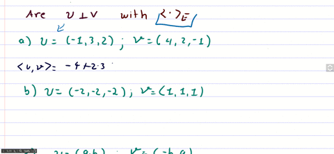 determine-whether-the-vectors-are-orthogonal-with-respect-to-the-euclidean-inner-product-a-mathbfu-1