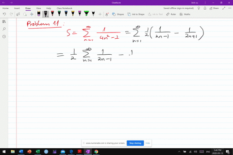 calculate-s_3-s_4-and-s_5-and-then-find-the-sum-ssum_n1infty-frac14-n2-1-using-the-identity-frac14-n