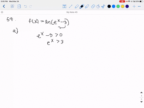 55-57-find-a-the-domain-of-f-and-b-f-1-and-its-domain-fxln-leftex-3right