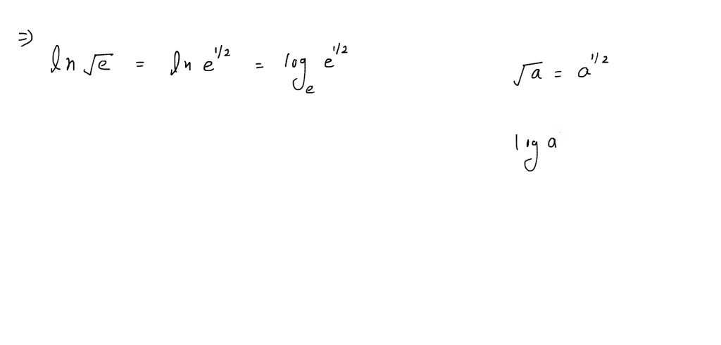 solve ln sqrt e microsoft math solver