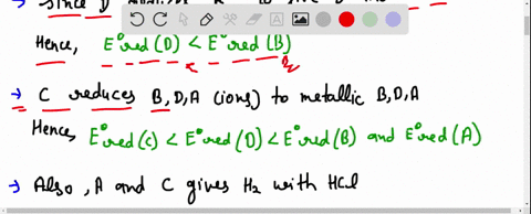 four-metals-mathrma-mathrmb-mathrmc-and-mathrmd-exhibit-the-following-properties-i-only-a-and-c-reac