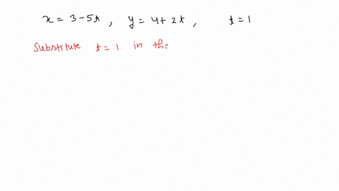 in-exercises-1-8-parametric-equations-and-a-value-for-the-parameter-t-are-given-find-the-coordinates