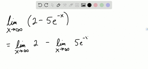 find-the-limit-lim-_x-rightarrow-inftyleft2-5-e-xright
