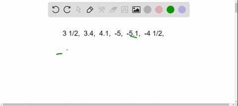 write-the-numbers-in-increasing-order-3-frac12-3441-5-51-4-frac12