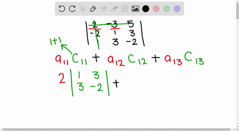evaluate-each-determinant-by-expanding-by-cofactors-leftbeginarrayrrr-2-3-5-2-1-3-1-3-2-endarrayrigh