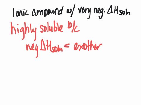 an-ionic-compound-has-a-very-negative-delta-h_text-soln-in-water-a-would-you-expect-it-to-be-very-so