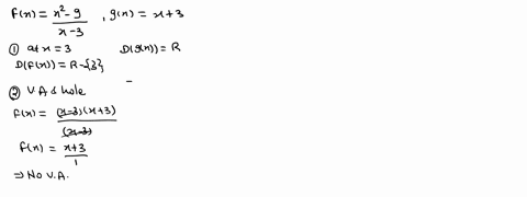 a-determine-the-domains-of-f-and-g-b-find-any-vertical-asymptotes-and-holes-in-the-graphs-of-f-and-2