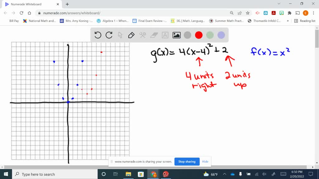 Solved Graph Each Quadratic Function Label The Vertex And Sketch And