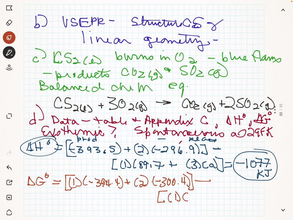 SOLVEDCarbon disulfide (CS2) is a toxic, highly flam mable substance