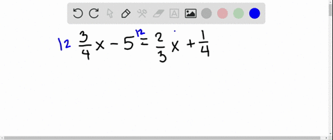 solve-each-equation-frac34-x-5frac23-xfrac14