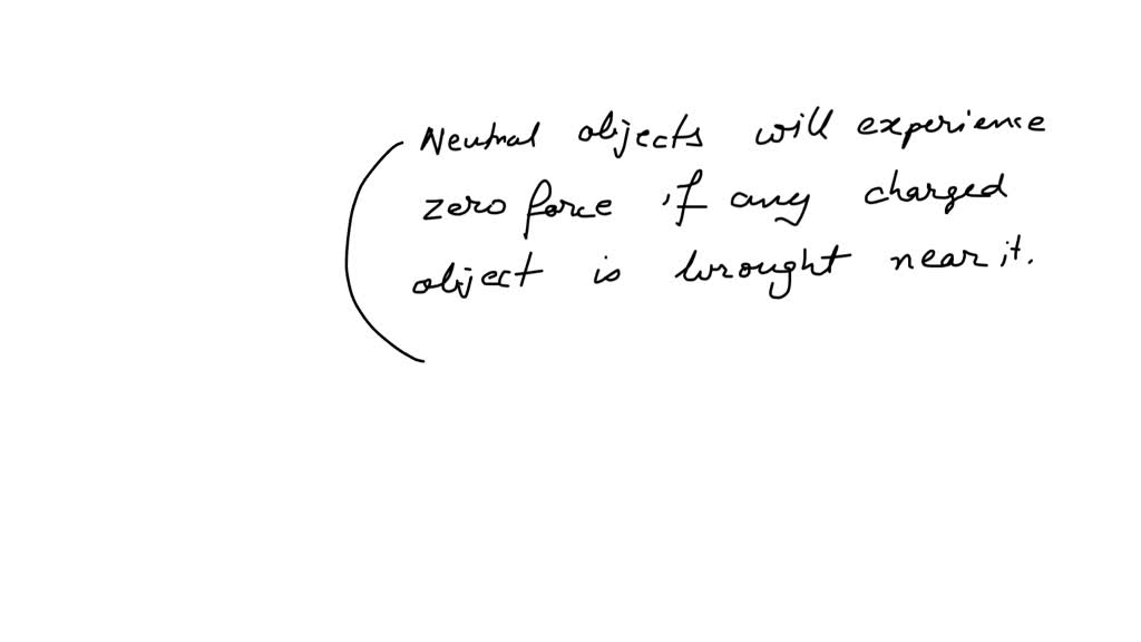 ⏩SOLVED:. Wescribe What kind of object experiences zero electric ...