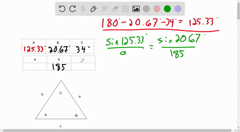 solve-the-triangle-the-law-of-cosines-may-be-needed-b2067circ-c34circ-b185