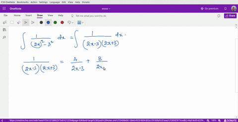 use-partial-fractions-to-find-the-indefinite-integral-int-frac14-x2-9-d-x