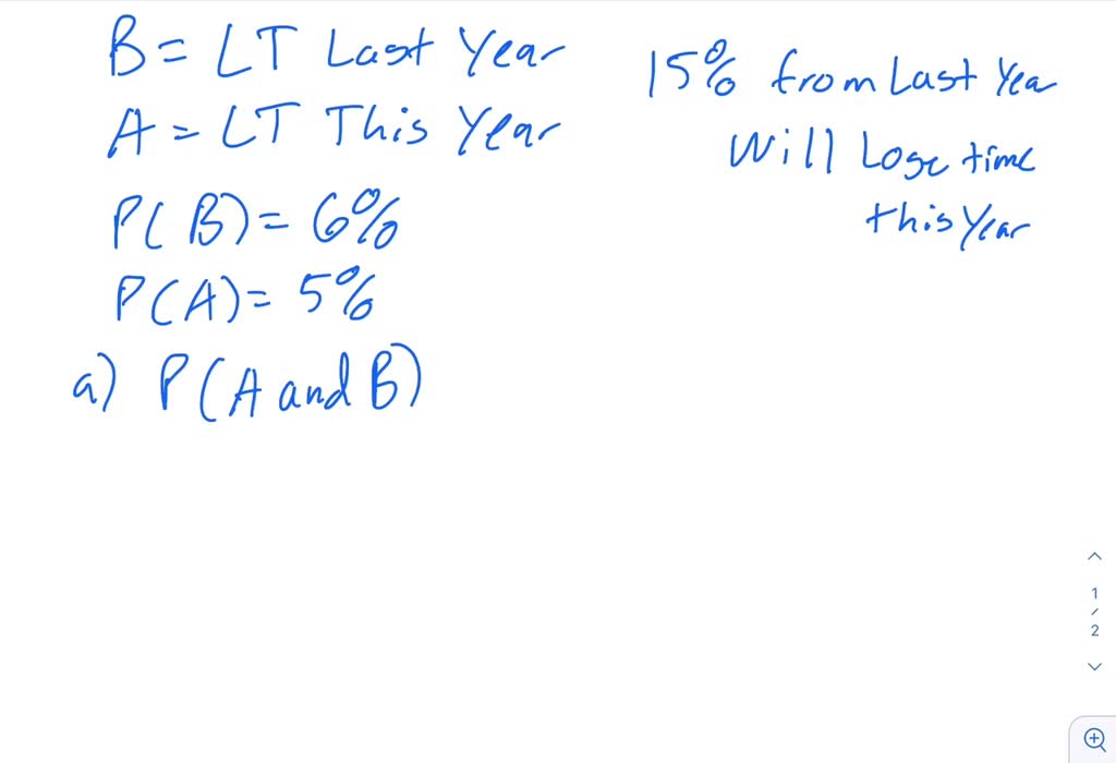 solved-a-company-studied-the-number-of-lost-time-accidents-occurring-at-its-brownsville-texas