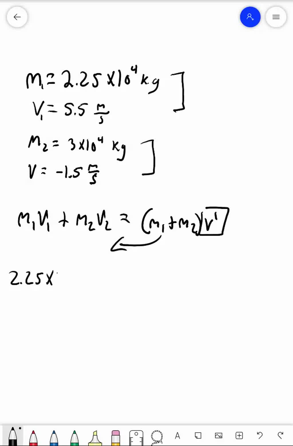 solved-1s-a-railroad-car-of-mass-2-25x-10-kg-is-traveling-east-5-50-m-s