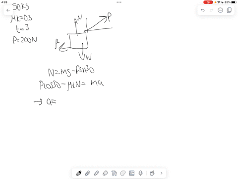 if-the-coefficient-of-kinetic-friction-between-the-50-mathrmkg-crate-and-the-ground-is-mu_k03-determ