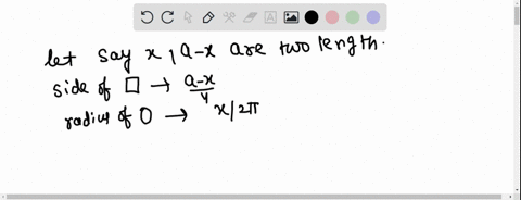 a-wire-of-length-a-is-cut-into-two-parts-which-are-bent-respectively-in-the-form-of-a-square-and-a-c