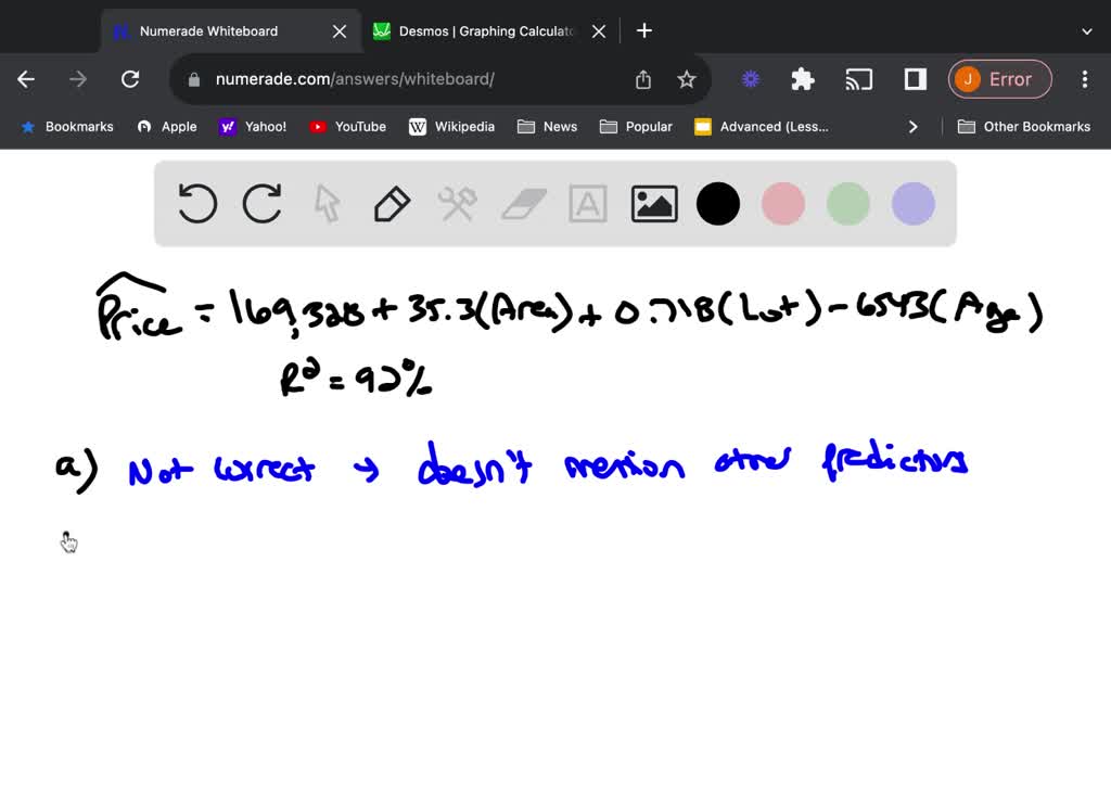Reconsider the previous two exercises and the legos data file the