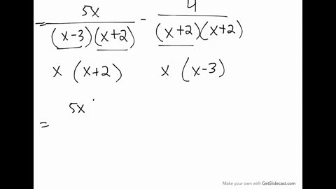 add-or-subtract-simplify-where-possible-frac5-xx2-x-6-frac4x24-x4