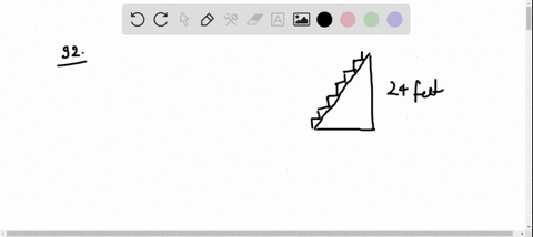 a-ladder-leans-against-a-building-and-reaches-a-height-of-24-feet-if-its-base-is-10-feet-from-the-bu