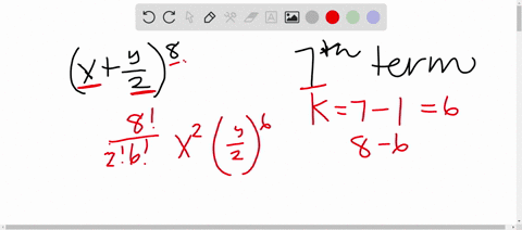 find-the-indicated-term-of-each-binomial-expansion-leftxfracy2right8-quad-seventh-term