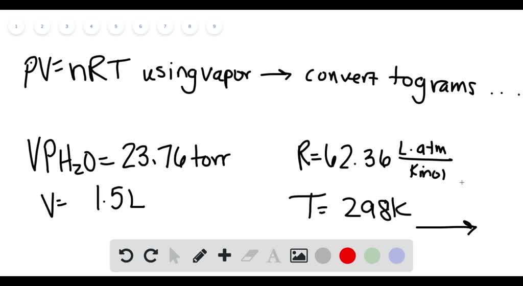 solved-the-vapor-pressure-of-water-at-25-c-is-23-76-torr-if-1-25-g-of