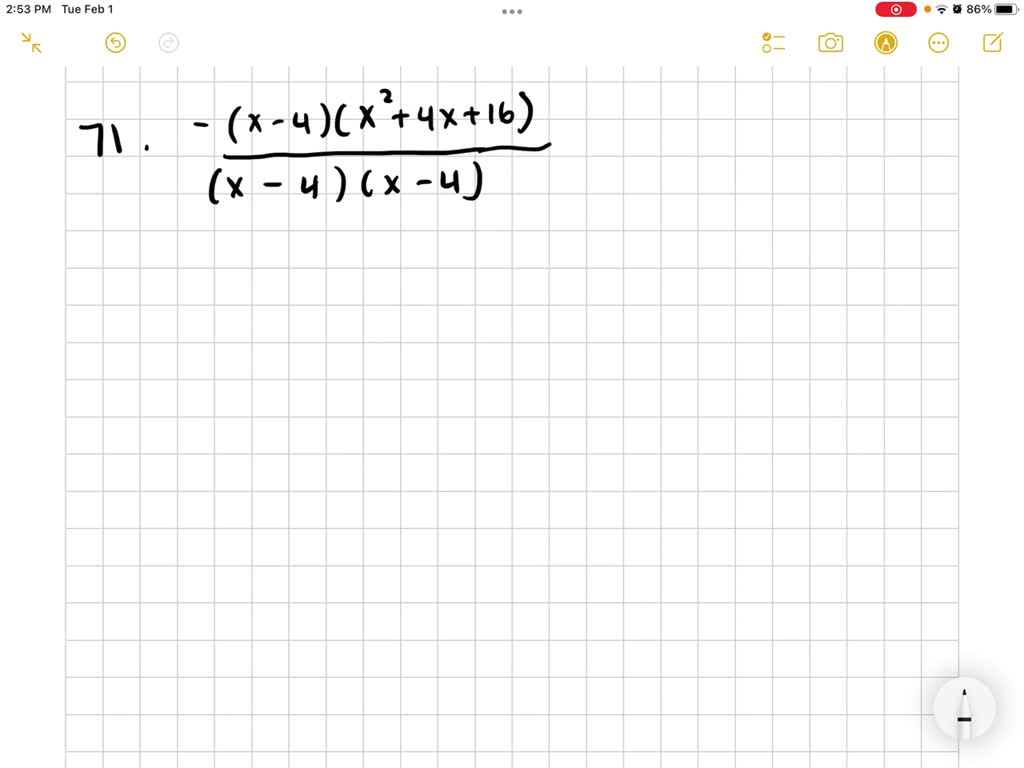 SOLVED Simplify completely quantity 8 x minus 16 over quantity x